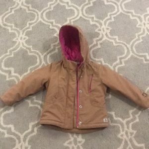 Girls carhartt coat xxs (4-5)